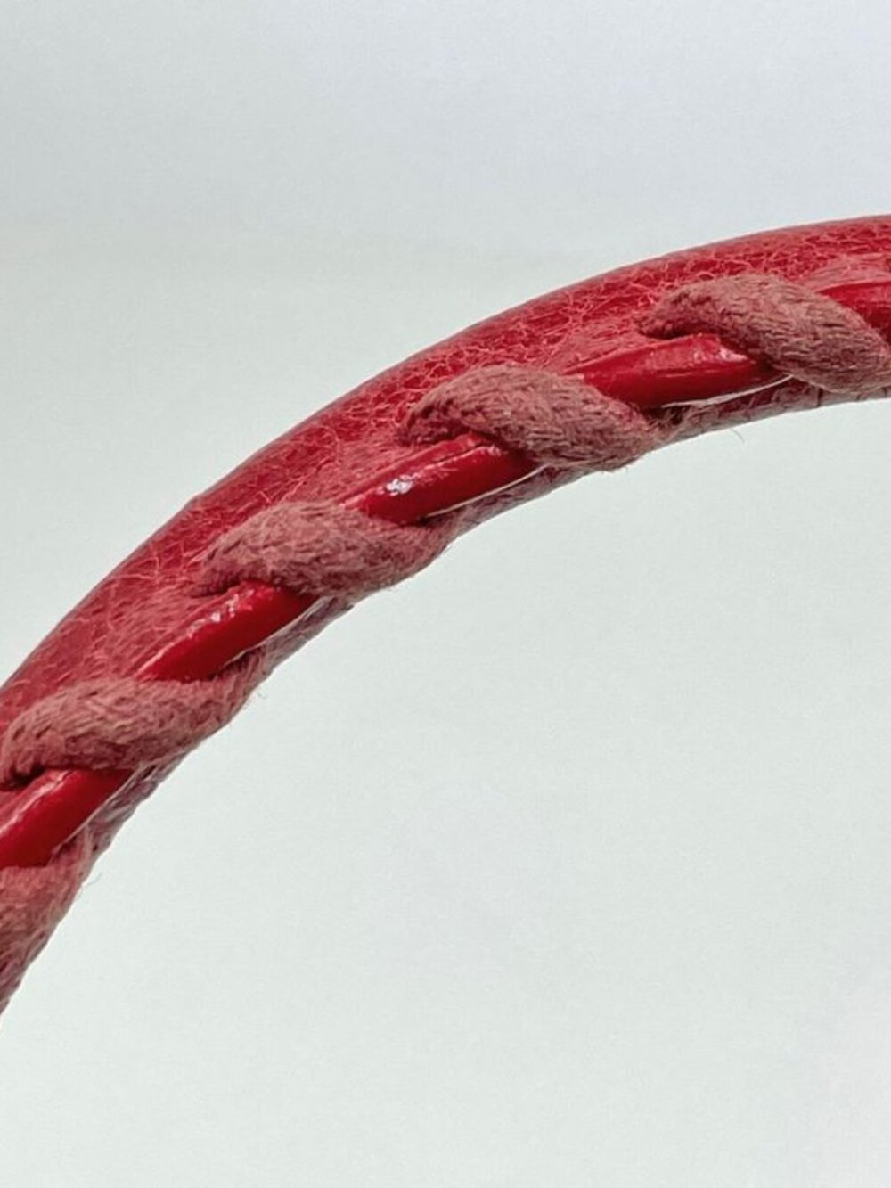 Balenciaga Mini Twig 2-Way Shoulder Bag Leather Red - Picture 8 of 10